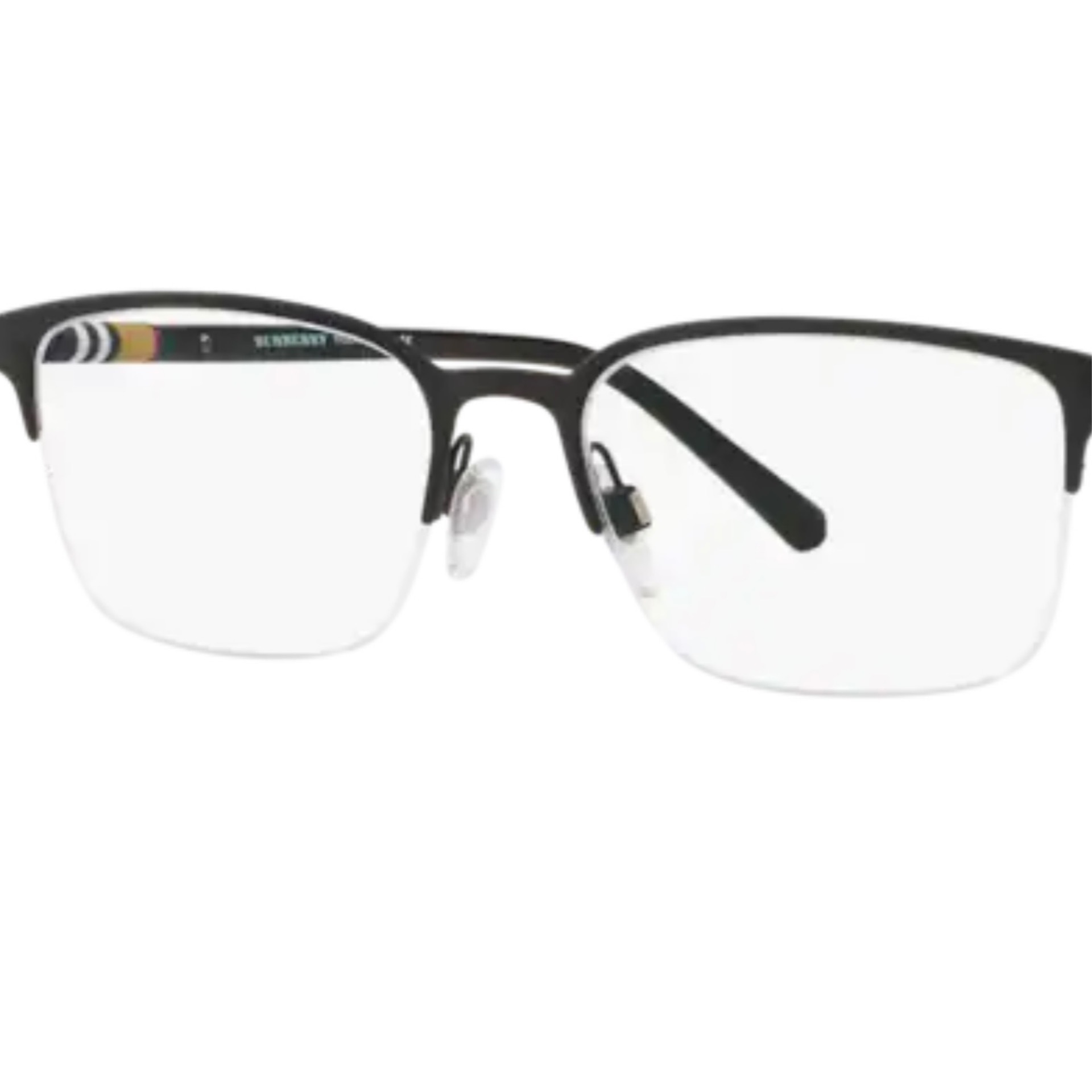 Burberry 54mm Semi Rimless Optical Glasses in Black Rubber 1323-1213-54 |  MIC OPTICAL北美网上配镜
